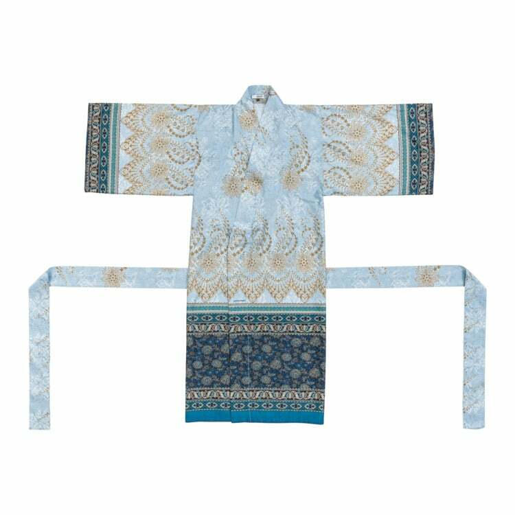 Kimono ORISTANO, cotone, blu chiaro, l