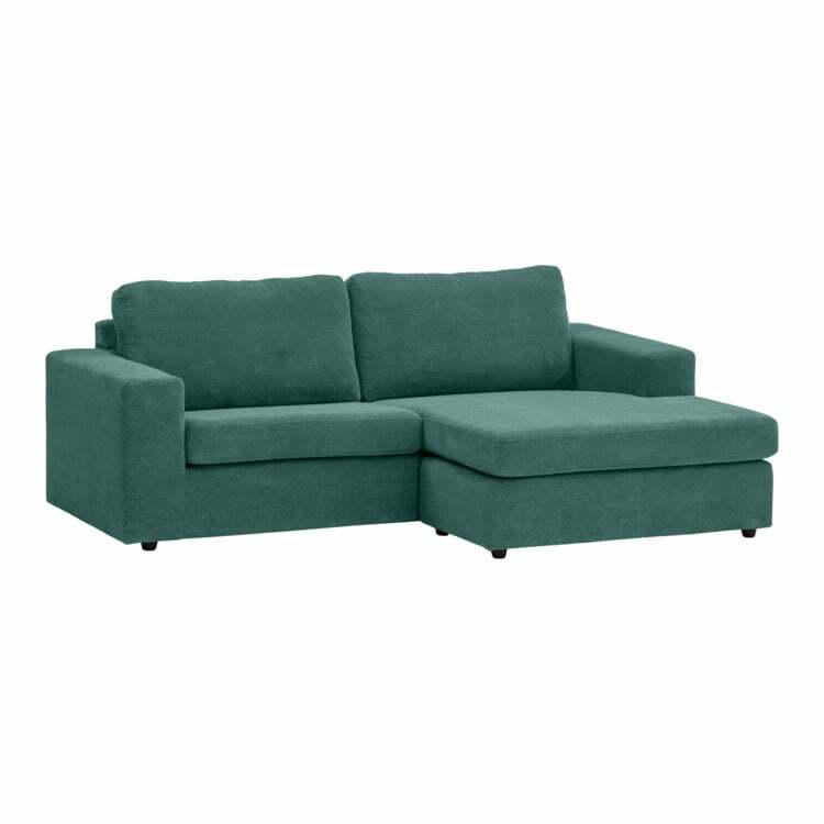 Canapé d’angle SCHIESSER, textile, vert
