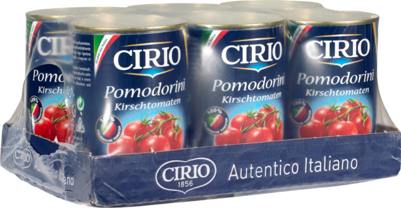 Cirio Kirschtomaten, 6 x 400 g