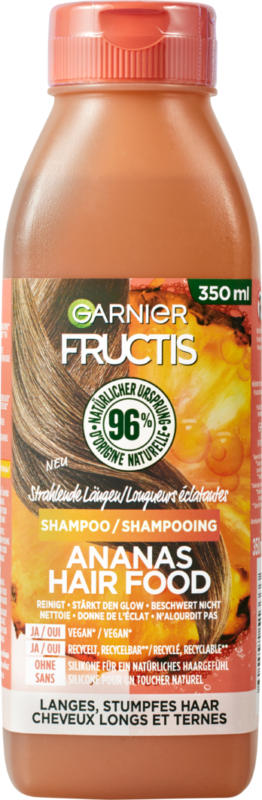 Shampooing Fructis Hair Food Pineapple , 350 ml
