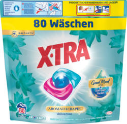 X-Tra Waschmittel Caps Universal Aromatherapie Lotus, 80 Waschgänge, 960 g