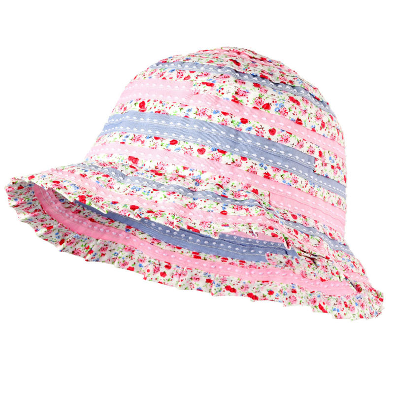 Mädchen Hut mit floralem Muster