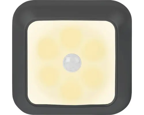 LED Nachtlicht Q-Link mit Bewegungsmelder, batteriebetrieben, IP 20, 2 Stk., schwarz