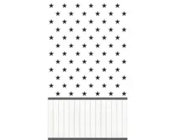 Fototapete Vlies 39815-1 Sockelleiste Sterne schwarz