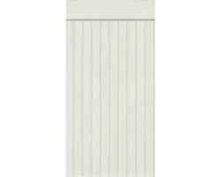 Bordüre Sockel 39744-3 Holzpaneeloptik weiß-grau