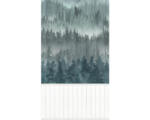 Hornbach Fototapete Vlies 39811-1 Sockelleiste Wald blau weiß