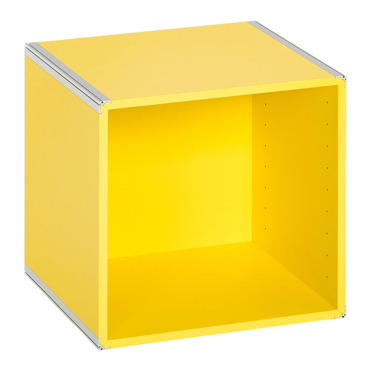 Scatola MOVIE-6, legno, giallo chiaro