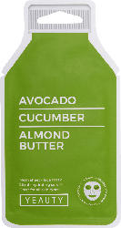 Yeauty Tuchmaske Avocado-Cucumber-Almond Butter