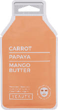 dm-drogerie markt Yeauty Tuchmaske Carrot-Papaya-Mango Butter - bis 30.04.2024