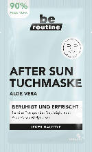 dm-drogerie markt #be routine After Sun Tuchmaske mit Aloe Vera - bis 30.04.2024