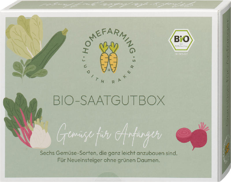 Dekorieren & Einrichten Saatgutbox, Gemüse für Anfänger (15x19,8x4,3 cm)