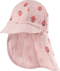 ALANA Schirmmütze aus Musselin mit Erdbeer-Muster, rosa, Gr. 52/53