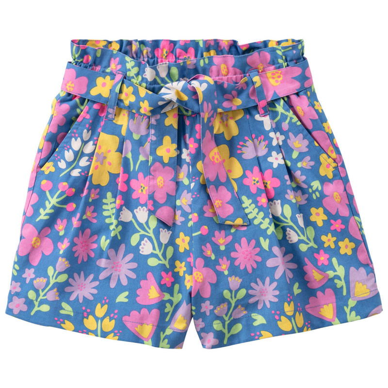 Mädchen Shorts mit Blumen-Muster (Nur online)