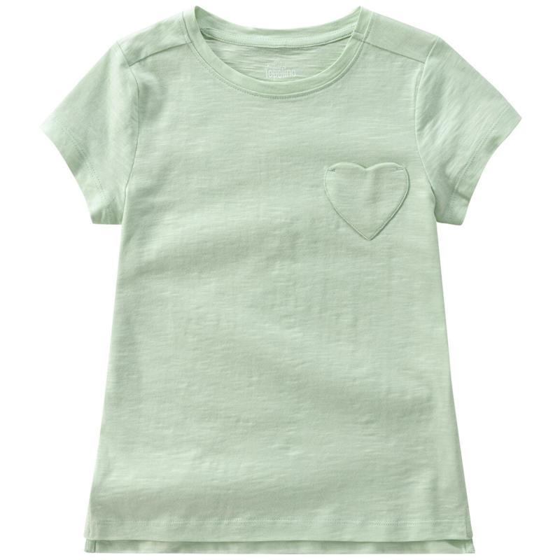 Mädchen T-Shirt mit Herz-Tasche (Nur online)