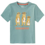 Ernsting's family Kinder T-Shirt mit Erdmännchen-Motiv (Nur online) - bis 21.04.2024