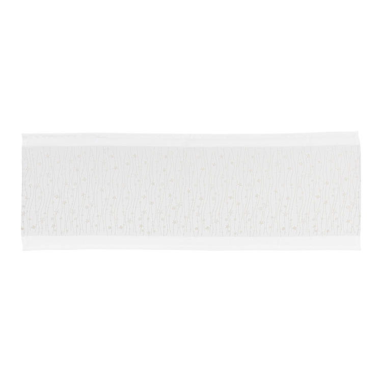 Tischläufer XMAS-GLAM, Polyester/Viskose/Recycling-Polyamid (PA), off-white