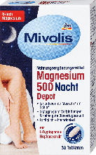 dm-drogerie markt Mivolis Magnesium 500 Nacht Depot, 30 St - bis 15.06.2024
