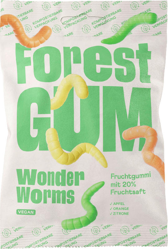 Forest GUM Fruchtgummi, Wonder Worms
