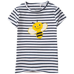 Mädchen T-Shirt mit Bienen-Applikation