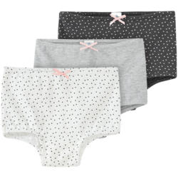 3 Baby Pantys mit verschiedenen Dessins