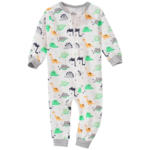 Ernsting's family Baby Schlafanzug mit Dinos allover - bis 01.05.2024