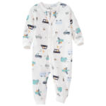 Ernsting's family Newborn Schlafanzug mit Allover-Print - bis 08.05.2024