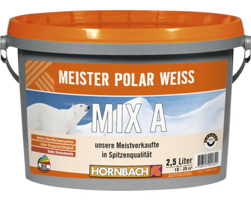 HORNBACH Meister Polarweiß Wandfarbe im Wunschfarbton mischen lassen