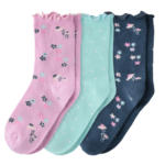 Ernsting's family 3 Paar Mädchen Socken mit Wellenbündchen - bis 08.05.2024