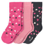 Ernsting's family 3 Paar Baby Socken mit Herz-Motiv - bis 08.05.2024