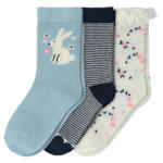 Ernsting's family 3 Paar Baby Socken in verschiedenen Dessins - bis 01.05.2024