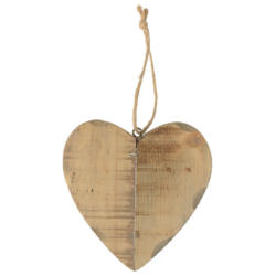Kleiner Herzhänger aus Holz