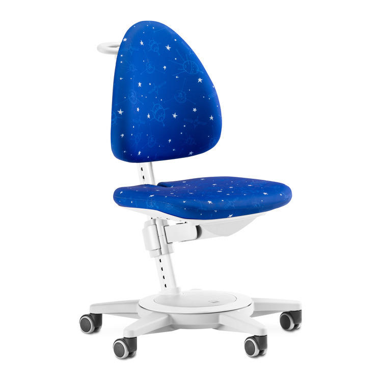 Chaise de bureau pour enfants Maximo, textile, blanc/galaxy