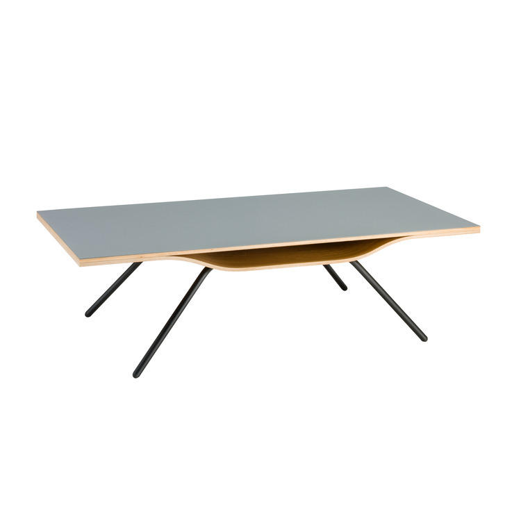 Table basse 7620 FOXTON, matériau composite, gris