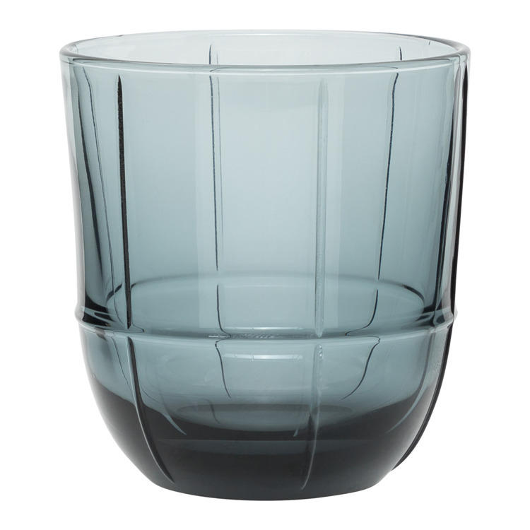 Trinkglas GRID, Glas, anthrazit