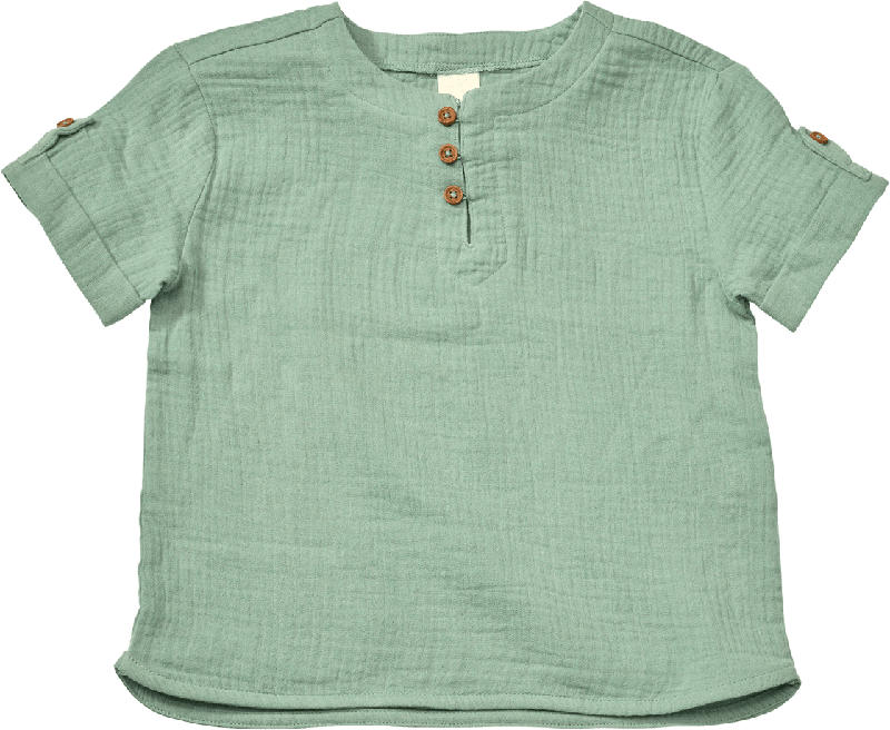 ALANA T-Shirt aus Musselin, grün, Gr. 122