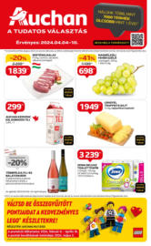 Auchan újság érvényessége 04.10.-ig