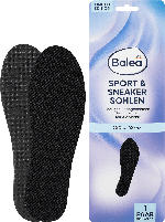 dm-drogerie markt Balea Einlegesohlen Sport & Sneaker schwarz, Gr. 42/43 (1 Paar) - bis 30.04.2024
