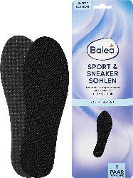 Balea Einlegesohlen Sport & Sneaker schwarz, Gr. 42/43 (1 Paar)
