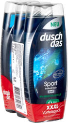 Duschdas Duschgel Sport, 3 x 225 ml
