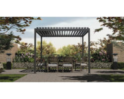 Pergola Basis Pfostenstärke 8,8 x 8,8 cm 300 x 360 cm anthrazit