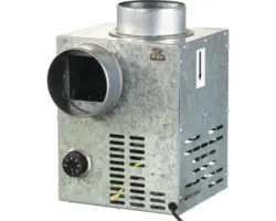 Holzofenventilator mit Thermostat 125 mm