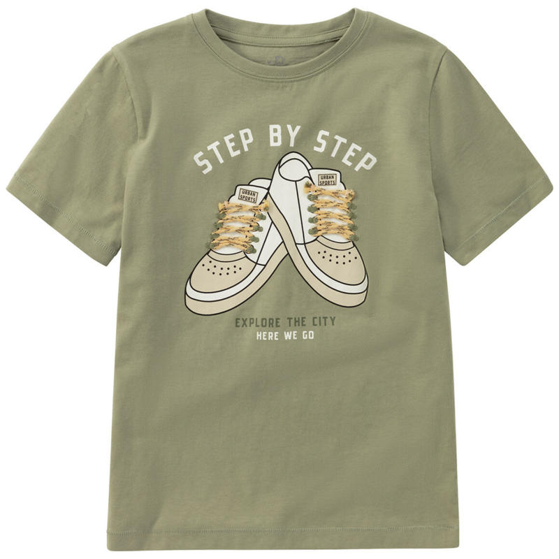 Jungen T-Shirt mit Sneaker-Motiv