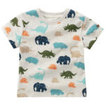 Ernsting's family Baby T-Shirt mit Dino-Allover - bis 22.04.2024