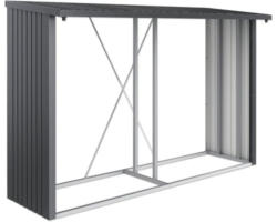 Kaminholzunterstand Biohort 300,7 x 102 x 199 cm grau