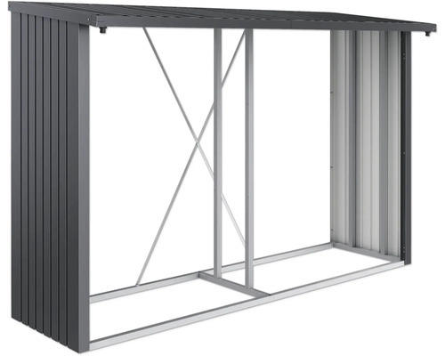 Kaminholzunterstand Biohort 300,7 x 102 x 199 cm grau