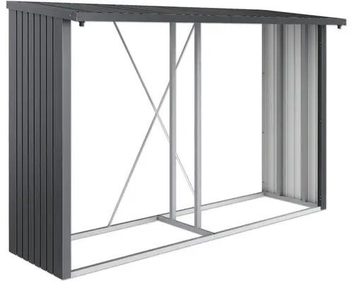 Kaminholzunterstand Biohort 300,7 x 102 x 199 cm grau