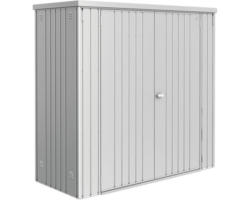 Gartenschrank Biohort - 187,1 x 79,1 x 184 cm silber