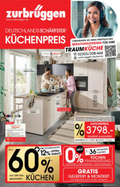 Zurbrüggen Deutschlands schärfster Küchenpreis - gültig ab dem 06.04.2024 | Seite: 1 | Produkte: Kochfeld, Geschirrspüler, Top, Küche