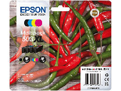 Epson Chilischoten, 503XL, 4-farbig, C13T09R64010; Tinte