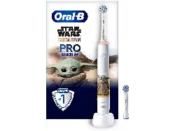 Oral-B Junior Grogu Star Wars Elektrische Zahnbürste, für Kinder ab 6 Jahren Weiß